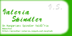 valeria spindler business card